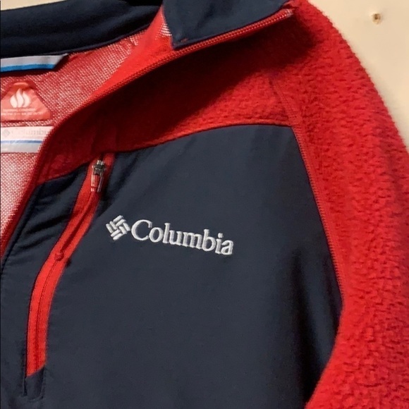 𝅺MENS or Women’s Large Columbia Fleece Jacket - Picture 3 of 4